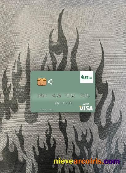 Mali Banque Commerciale du Sahel visa debit card photolook